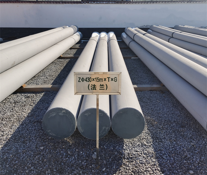 中卫430×15米×T×G砼电力电杆